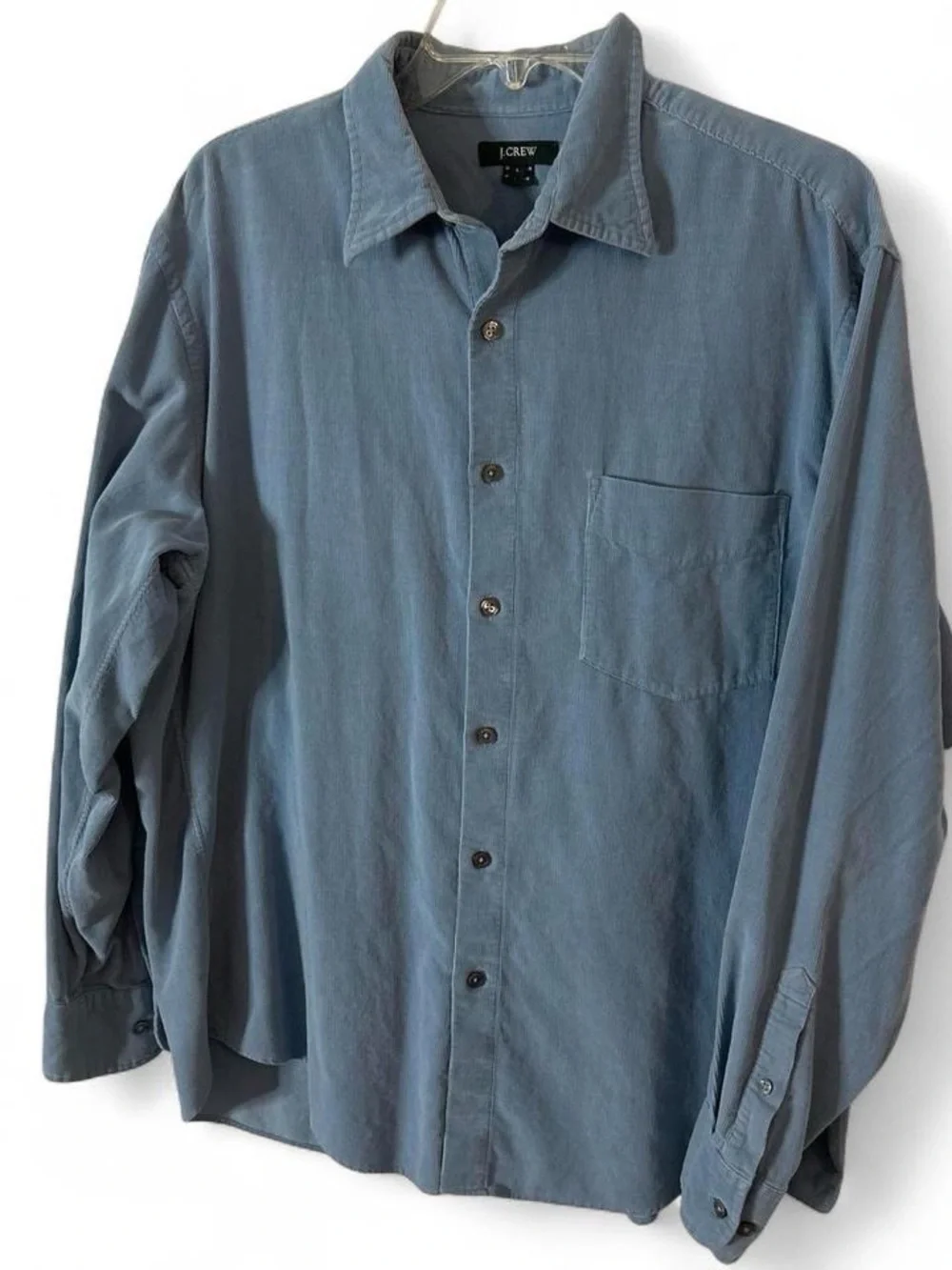 J. Crew Men's Button-Down Shirt in Slate Blue